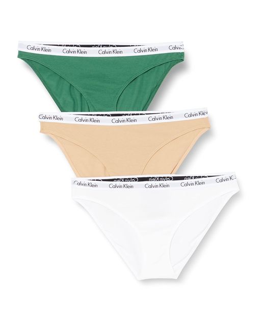 Calvin Klein Green Bikini 3pk Bikini Panties