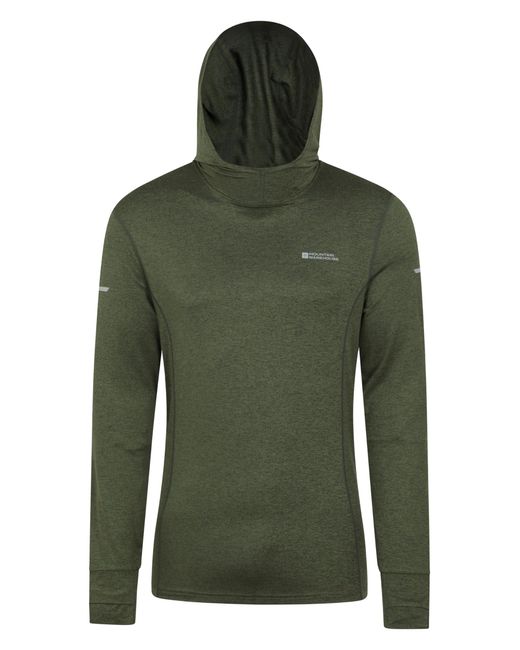 Mountain Warehouse Echo S Recycled Active Hoodie Pale Green S for men