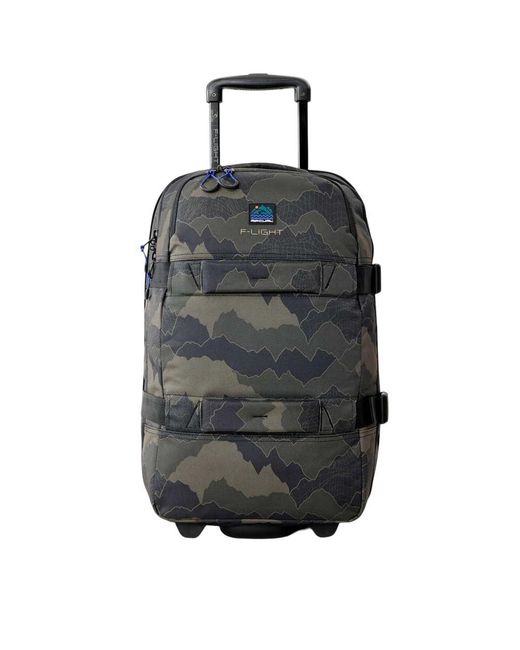 Rip Curl Black F-Light Transit Search 45L Wheeled Duffle Bag One Size