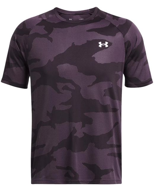 Under Armour Purple Tech 2.0 5c Short Sleeve T-shirt for men