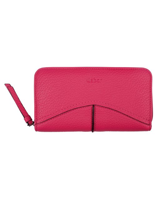 Gabor Pink Bags Lania Geldbörse Portemonnaie Reißverschluss Groß Rosa