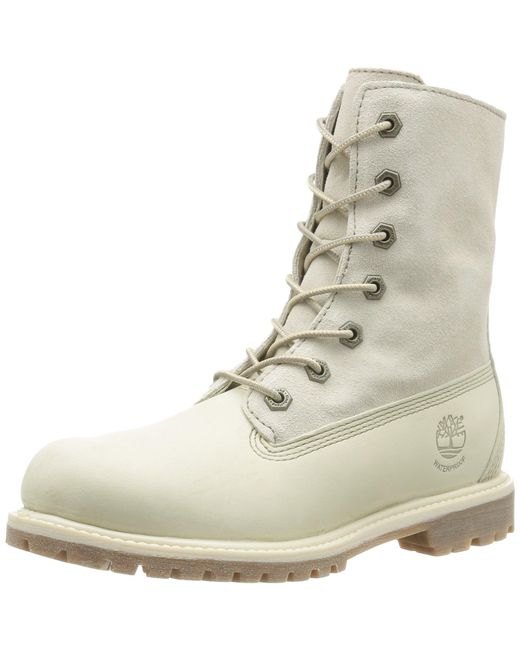 timberland damen authentics teddy fleece waterproof chukka boots