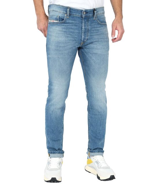 DIESEL Slim-fit-Jeans Tapered Stretch Hose in Blue für Herren