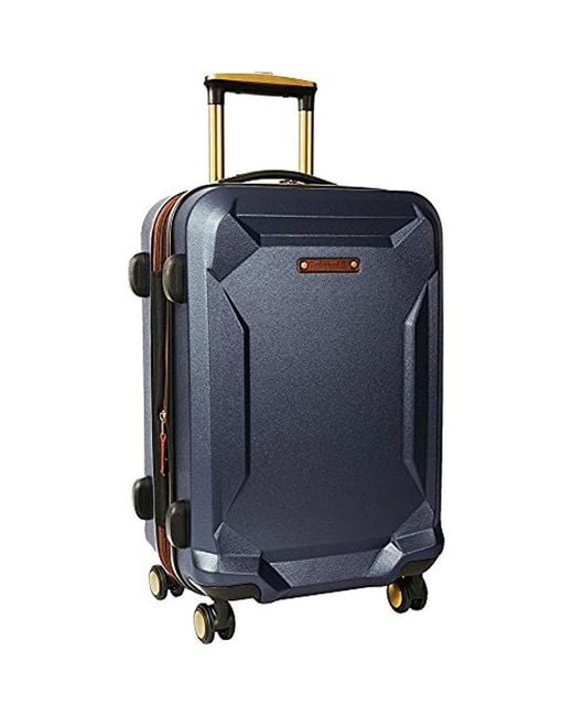 Timberland Blue 21" Hardside Spinner Carry On Suitcase for men