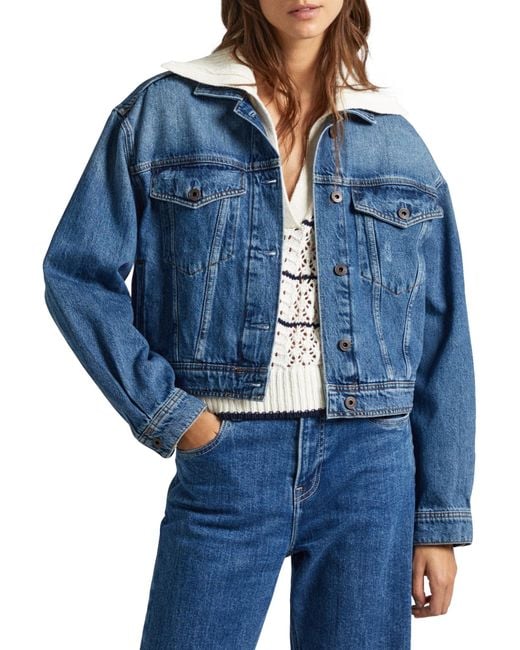 Relaxed Jacket di Pepe Jeans in Blue