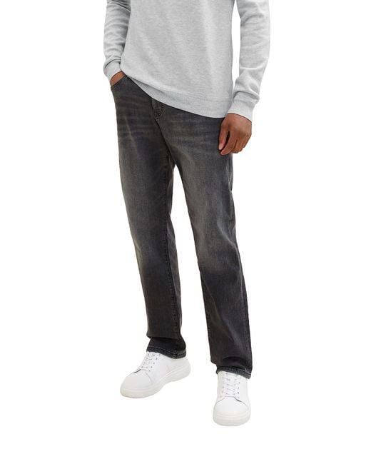 Tom Tailor 1035877 Marvin Straight Jeans in Gray für Herren