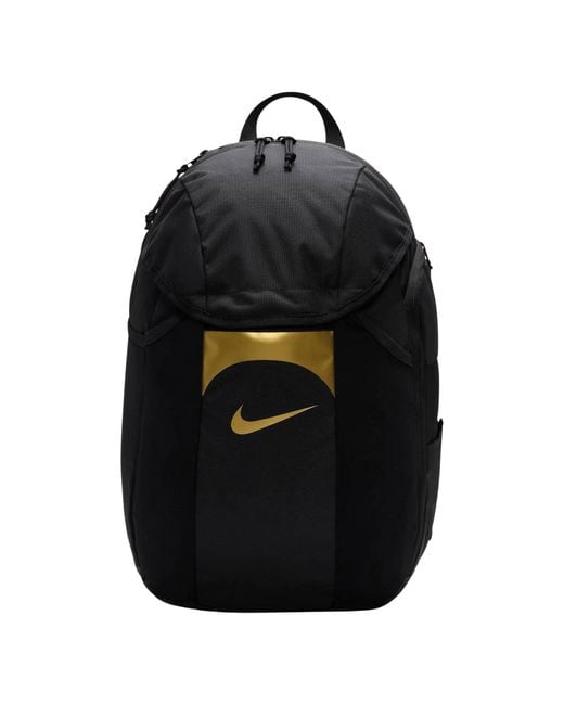 Nike Dv0761-016 Academy Team Sports Backpack Adult Black/black/mtlc Gold Coin Size Uni