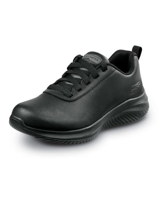 Skechers Black Work Cheryl Soft Toe EH MaxTrax Slip Resistant Oxford Arbeitsschuh