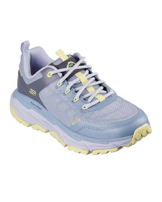 Skechers D'lux Journey Marigold Synthetische Blauw/gele Wandelschoenen Voor Dames in het Blue