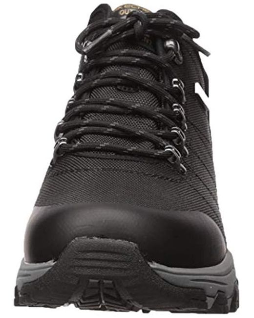 skechers steel toe hombre negro