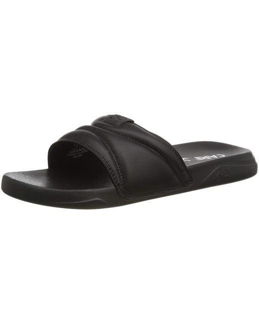 puma black slide flip flop