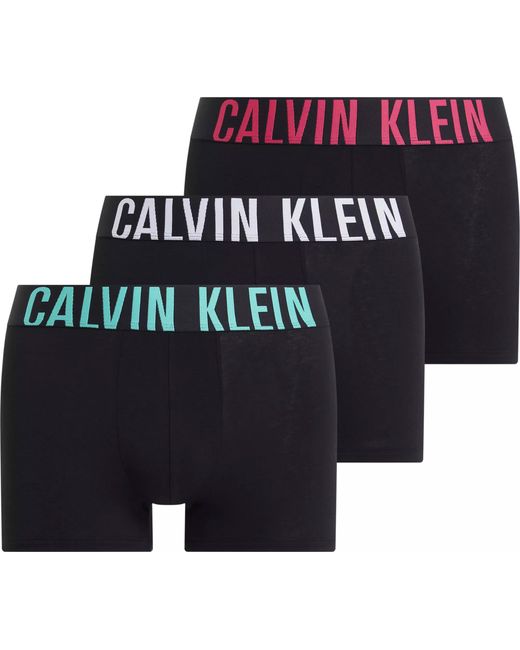 Calvin Klein Blue Intense Power 3-pack Stretch Cotton Trunks for men
