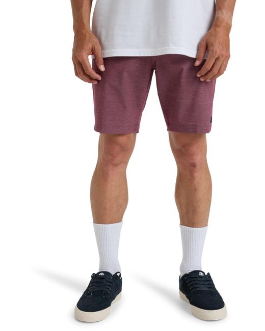 Billabong Red Submersible Shorts Crossfire Mid Young S Purple 30 for men