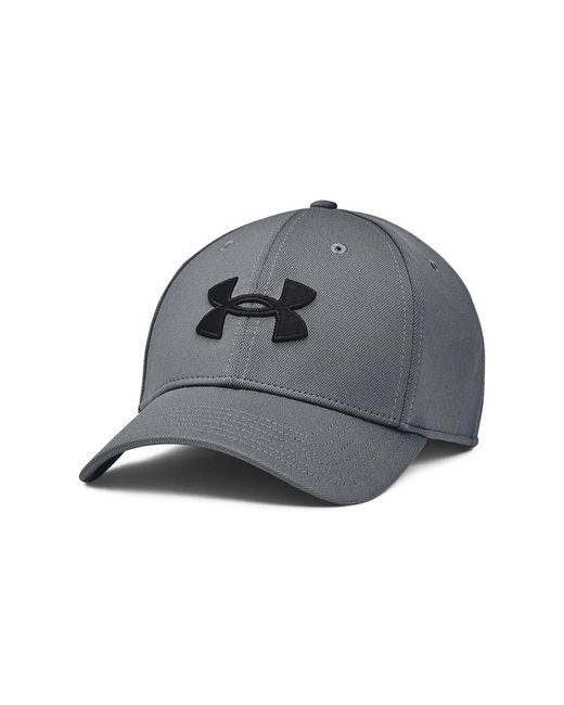 Under Armour Gray Blitzing Cap Stretch Fit, for men