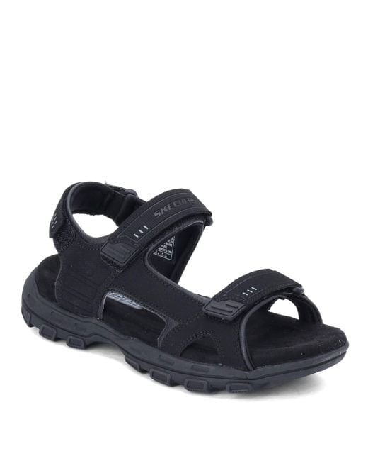 Skechers Blue Garver-louden 64487 Open Toe Sandal W/strap Closure for men