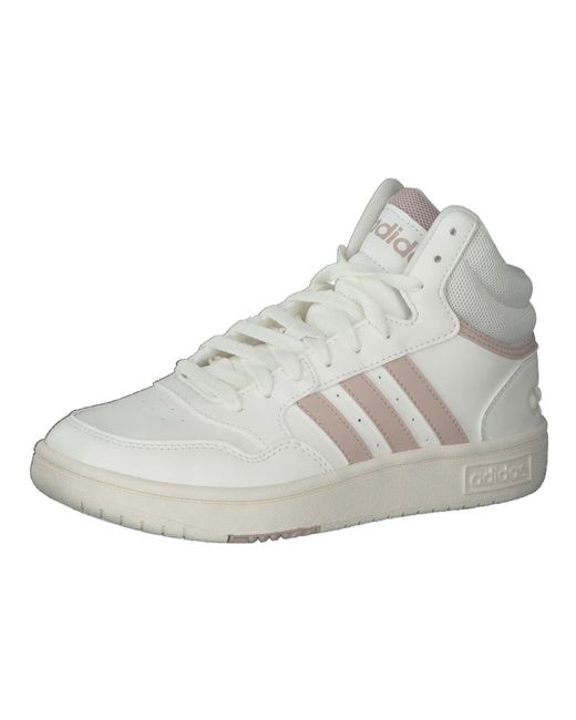 Adidas Sneaker Hoops 3.0 Mid Off White/Wonder Taupe/FTWR White 44