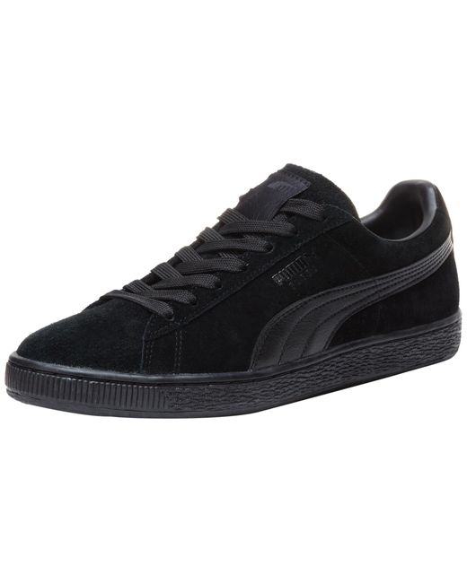 PUMA Suede Classic in Black-Black-Black (Black) for Men - Save 35% | Lyst