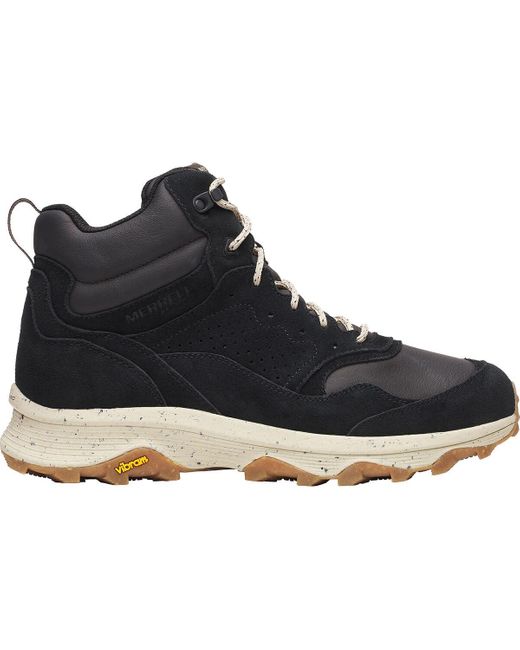 Merrell Black Speed Solo Mxd Mid Wp Hiking Boot for men