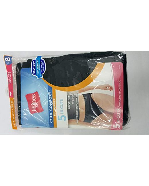 Hanes® Ultimate Breathable Cotton Tagless® Hi-Cut Underwear, 8