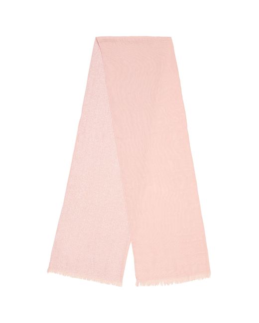 S.oliver Pink Leichter Schal mit Glitzergarn rosa 1