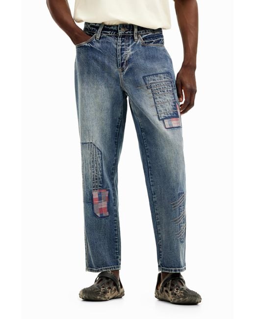 Desigual Denim Long Trouser Jeans in Blue for Men Lyst UK