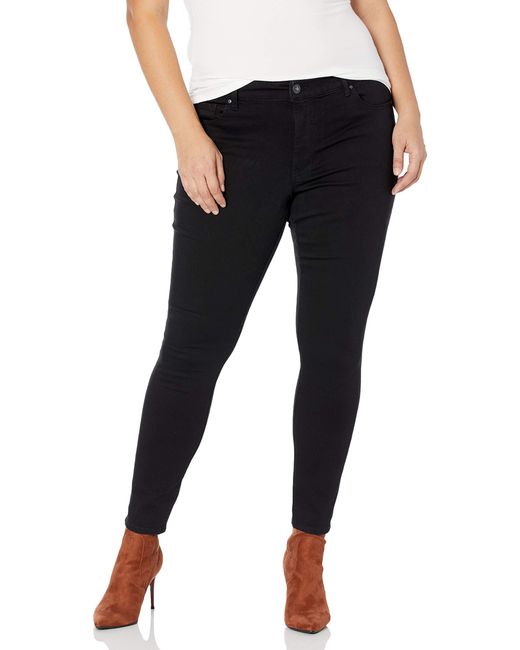 Jessica Simpson Black Womens Adored Curvy High Rise Skinny Jeans
