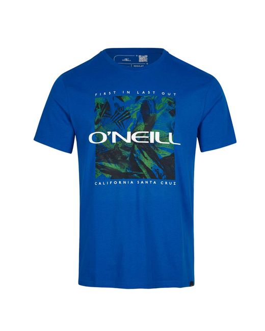 O'neill Sportswear Blue Crazy T-shirt for men
