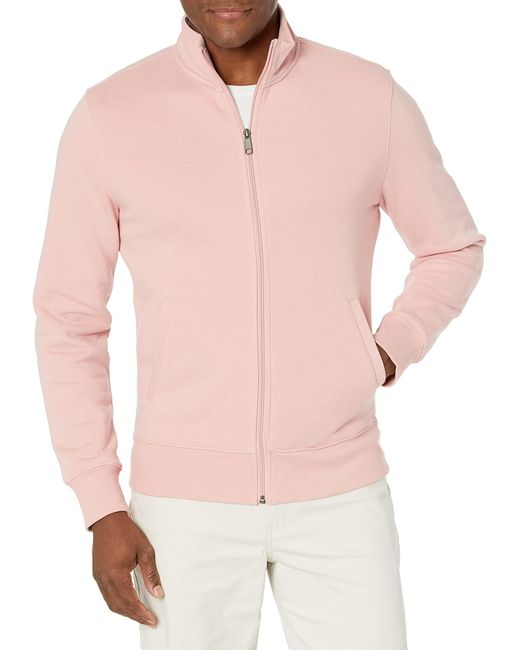 Amazon Essentials Fleece-Jacke mit durchgehendem Reißverschluss in Pink für Herren