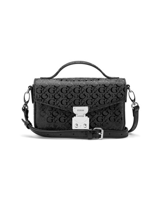 Guess Black Elaina Crossbody Handbag