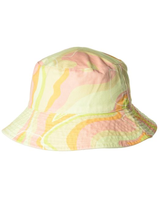 Roxy Yellow Jasmine Paradise Reversible Bucket Hat