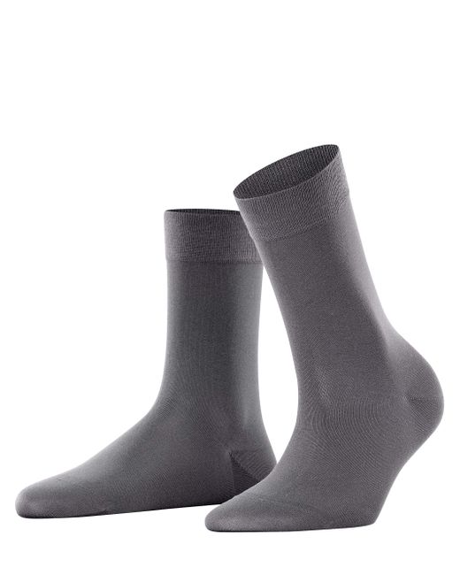 Falke Gray Cotton Touch W So Thin Plain 1 Pair Socks