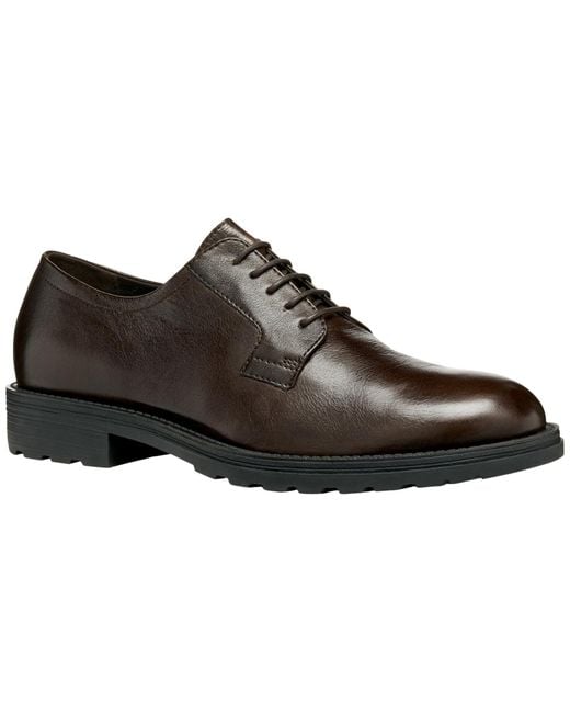 Uomo U REDCLIF Oxford di Geox in Black da Uomo