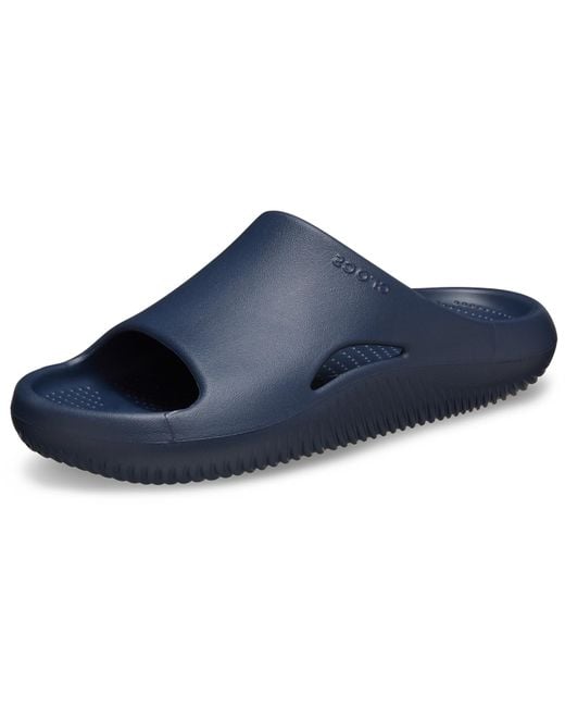 CROCSTM Blue Adult Slide,mellow Recovery Slide,navy,10 Uk