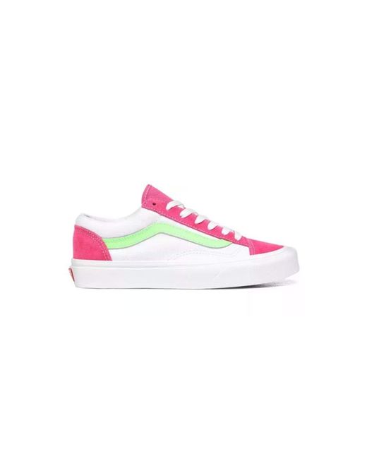 vans rose et blanc