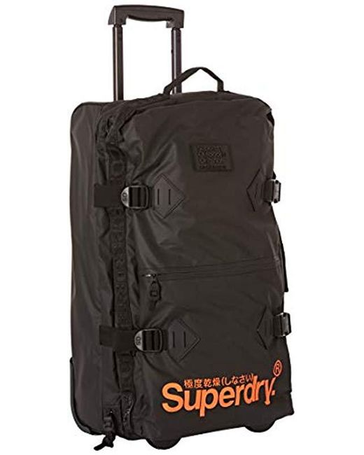 Superdry M91007jr Trolley Big Luggage in Black (Nero) (Black) for Men |  Lyst UK