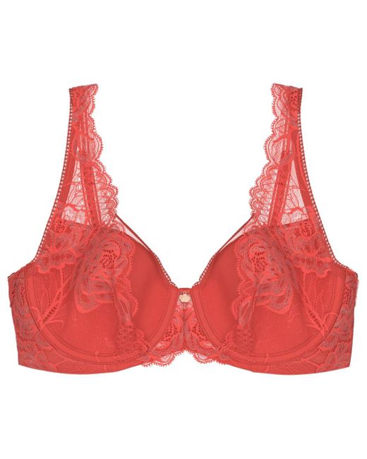 Triumph Wild Peony Florale Wp Bra Voor in het Red