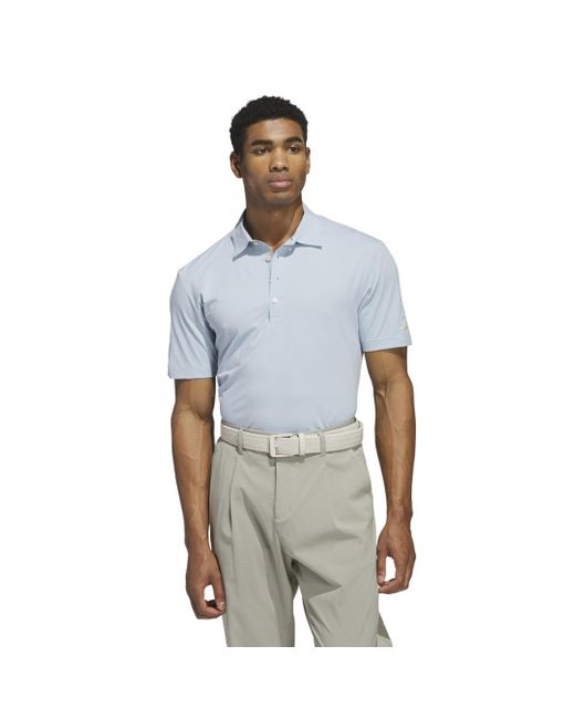 adidas Men's Blue Ultimate365 Tour Twistknit Polo Shirt