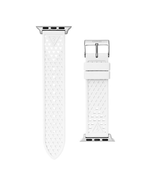 Guess Ladies Smartwatch Band Compatible With Apple Watch in White