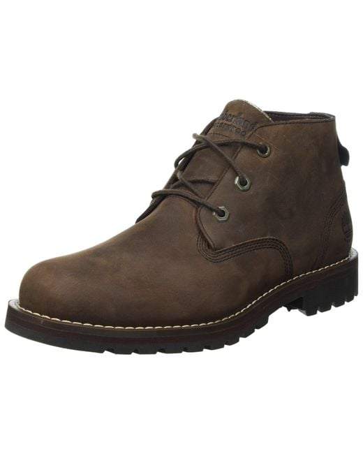 Timberland Leder Larchmont II Waterproof Chukka Stiefel in Braun für Herren  - Lyst