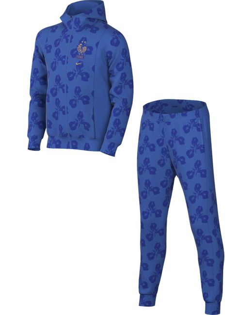 France Unsw Ply Woven Ovly TRK Suit Chándal Nike de color Blue