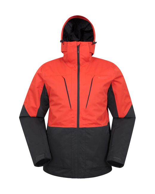 Mountain Warehouse Red Interstellar S Waterproof Padded Ski Jacket for men
