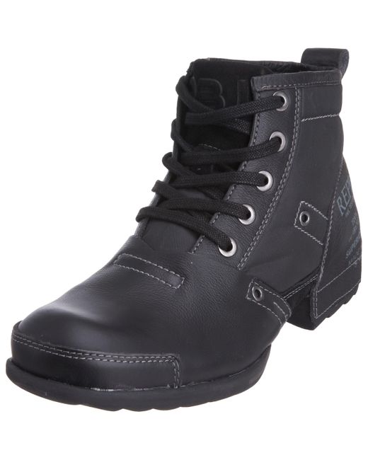 Replay Sneider Lace Up Boot Black Gmu01.002.c0010l.003 8 Uk for men
