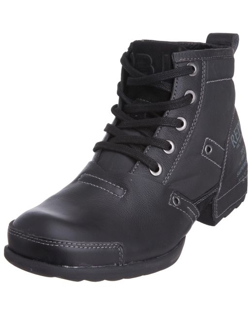 Replay Sneider Lace Up Boot Black Gmu01.002.c0010l.003 12 Uk for men