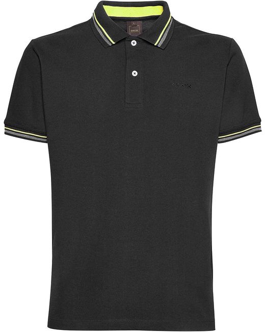 Geox M Polo Shirt in het Black voor heren