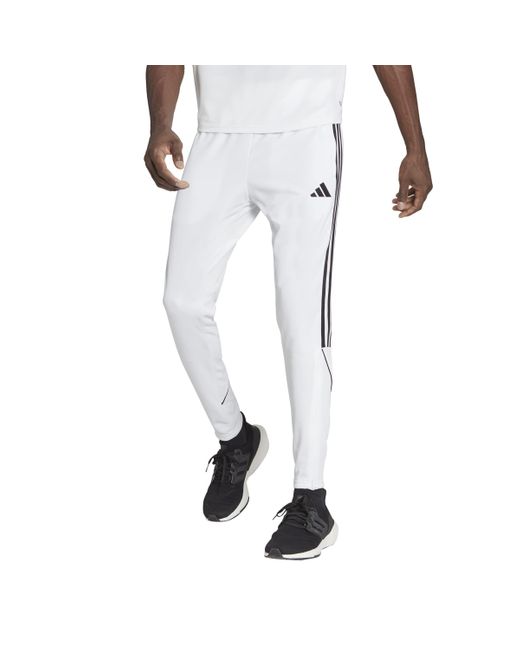 Adidas White Tiro '23 Track Pants for men