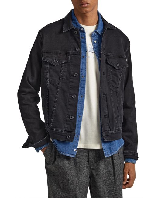 Hombre Chaqueta vaquera Pepe Jeans de hombre de color Azul Lyst