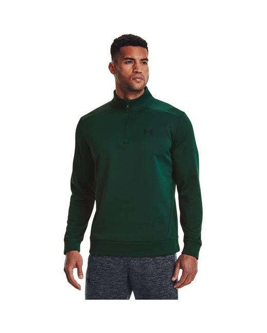 Under Armour Green Armourfleece 1/4 Zip Sweatshirt, for men