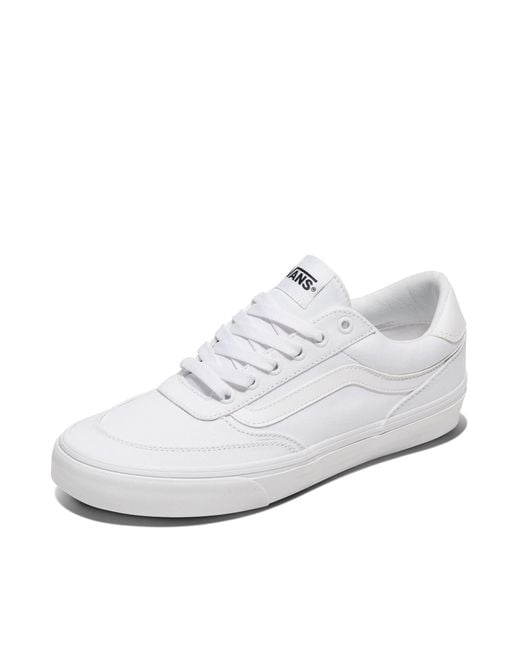 Vans White Brooklyn Ls Low-top Sneaker for men