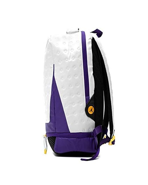 Nike Air Jordan Retro 13 Backpack one Size White purple for Men