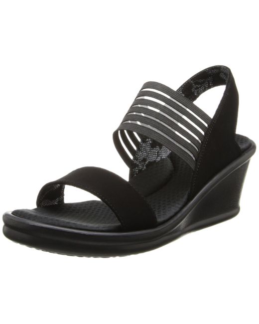 skechers diamante wedge sandals